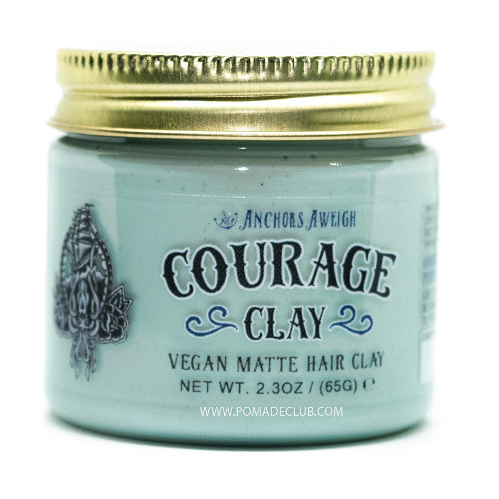 Anchors Aweigh Vegan All Natural Courage Clay 2oz Pomade Club