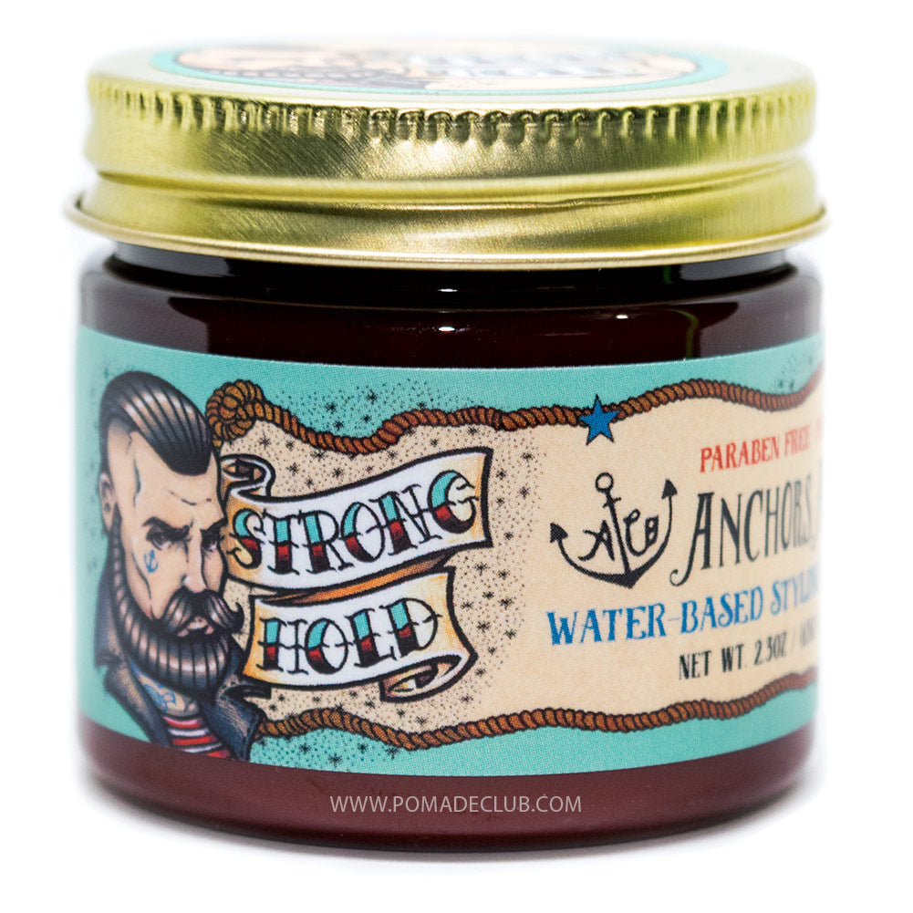 Anchors Strong Hold Water Based Pomade 2.3oz