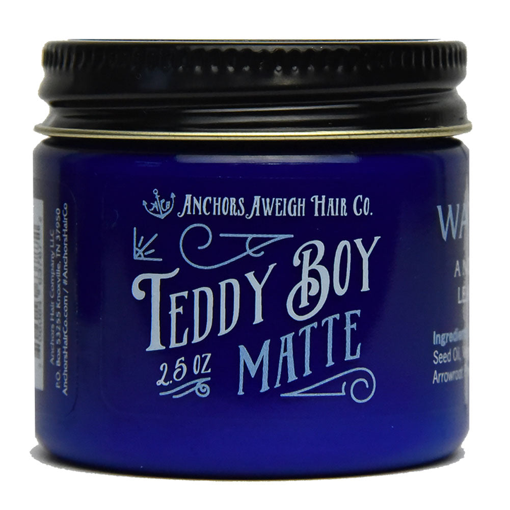 Anchors Teddy Boy Matte Dry Water Based Wax 2.5oz pomade club