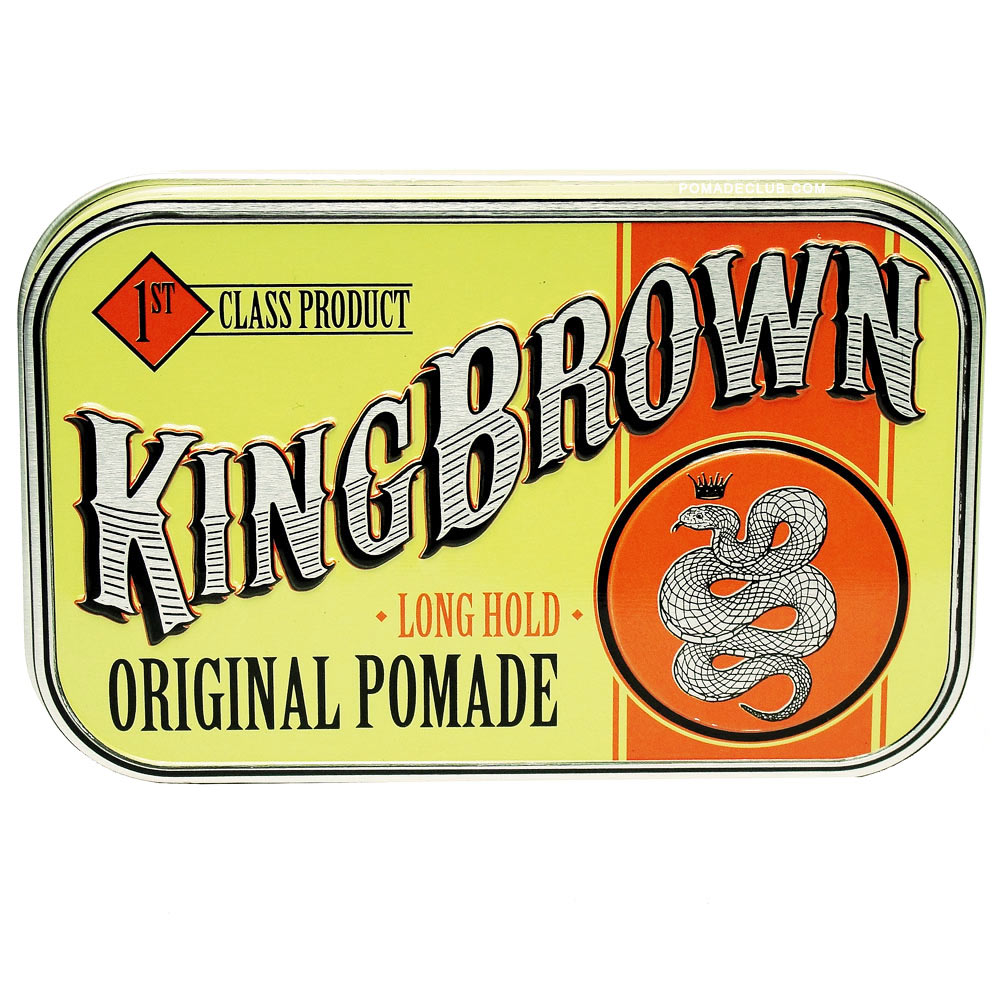 King Brown Pomade Original Medium Hold pomade club