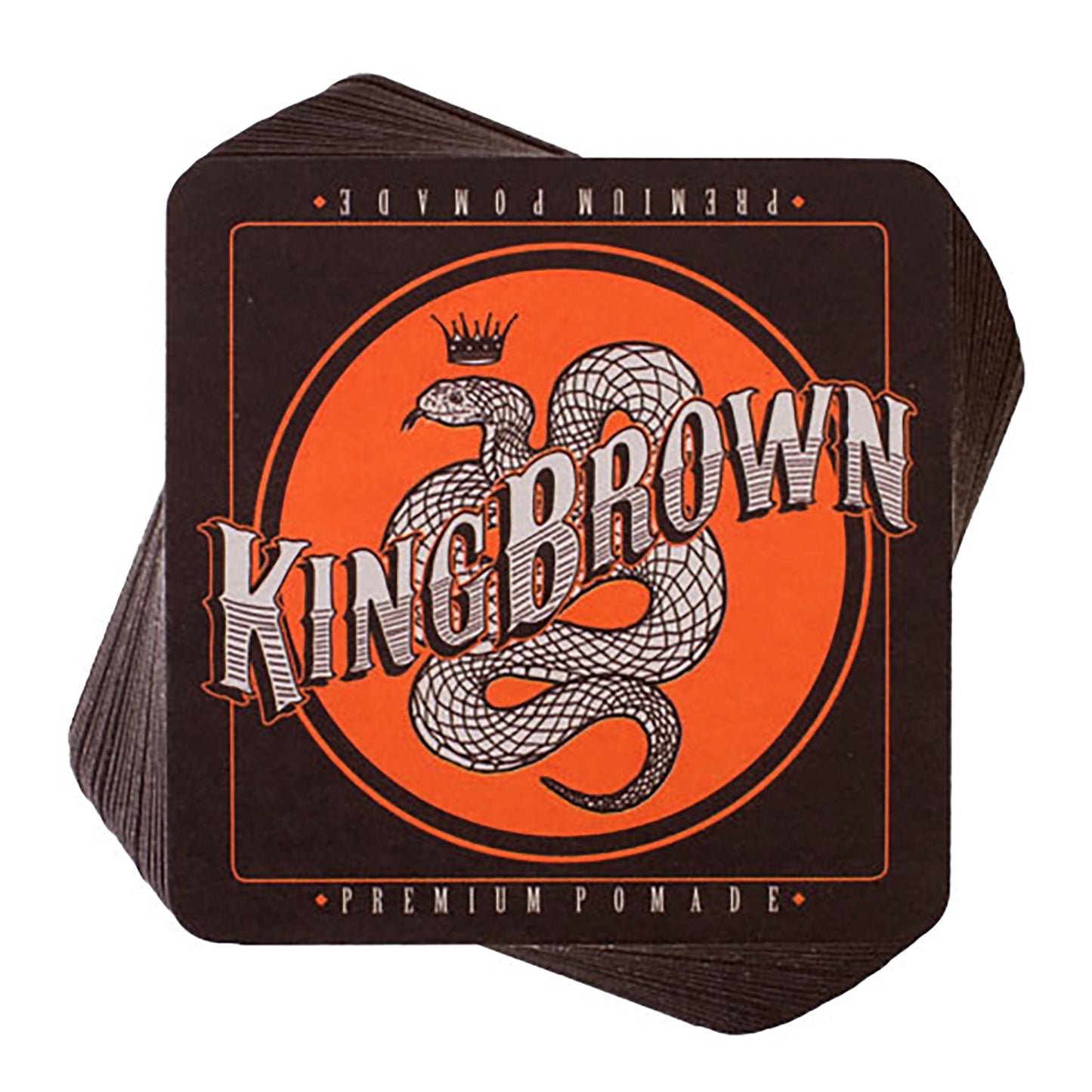 King Brown Pomade Drink Coaster