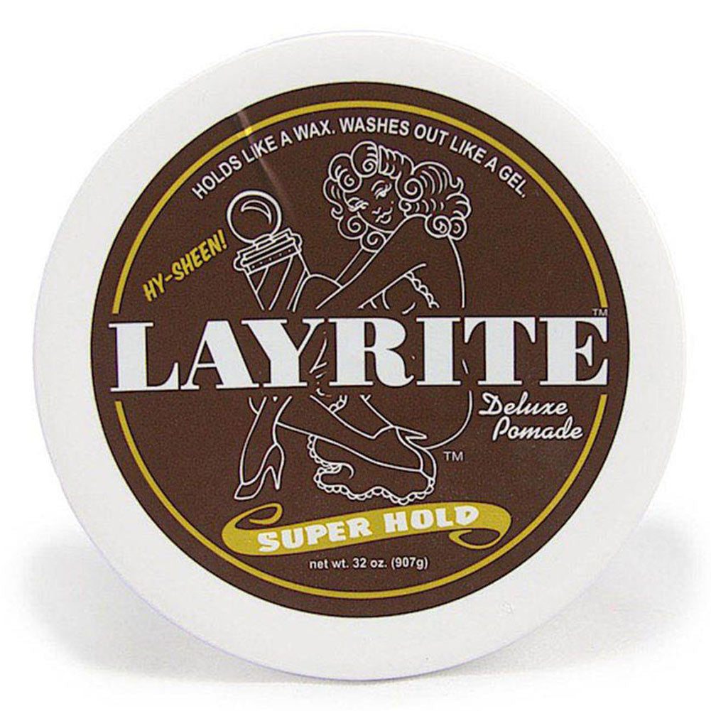 Layrite Super Hold Water Based Pomade 32oz
