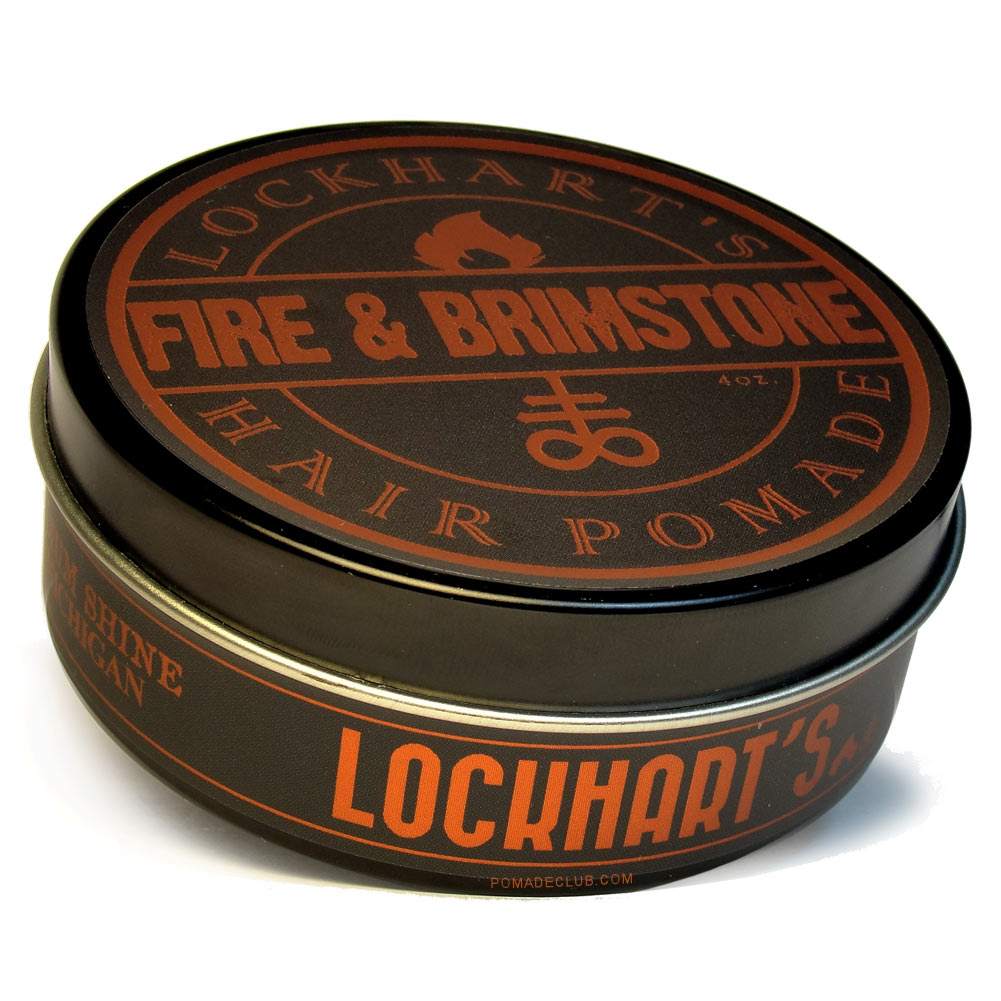 Lockhart's Fire and Brimstone Medium Pomade side