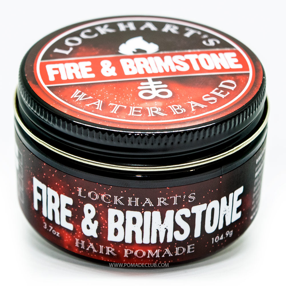 lockharts fire and brimstone water based pomade