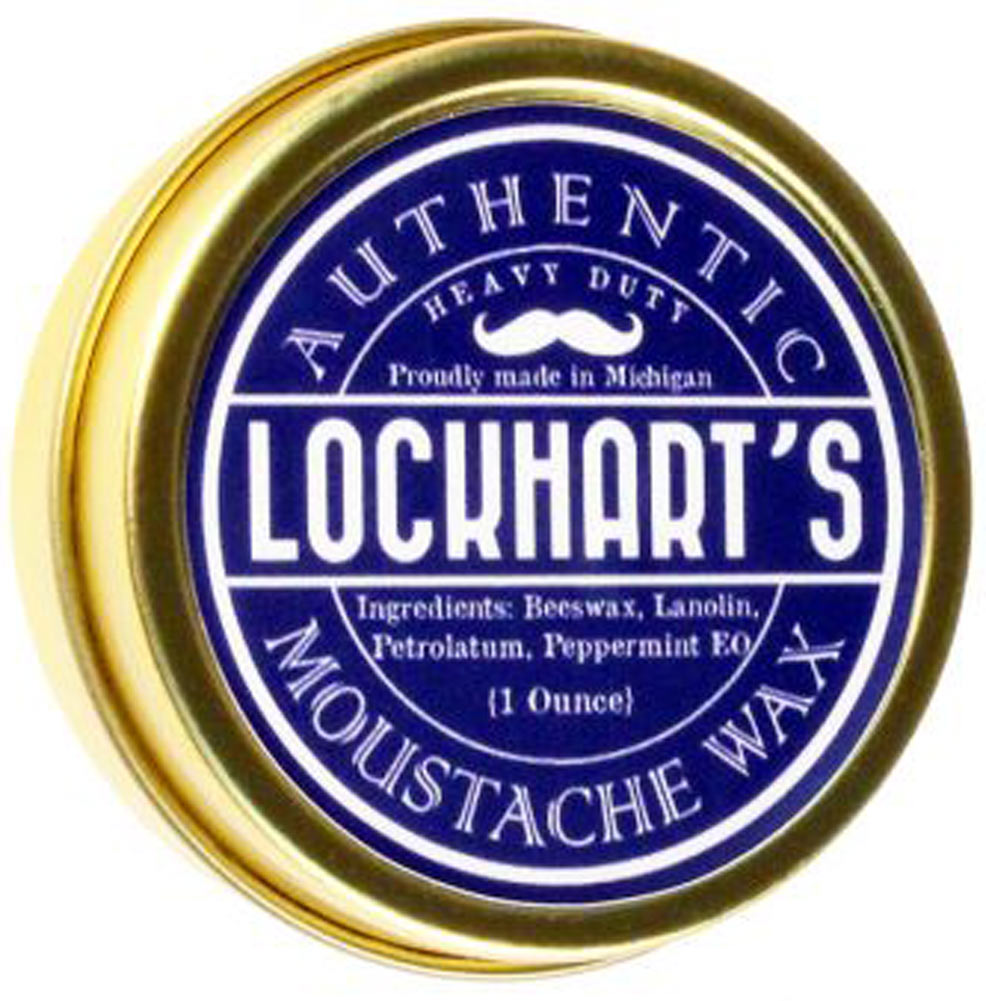 Lockhart's Heavy Duty Brown Moustache Wax 1oz