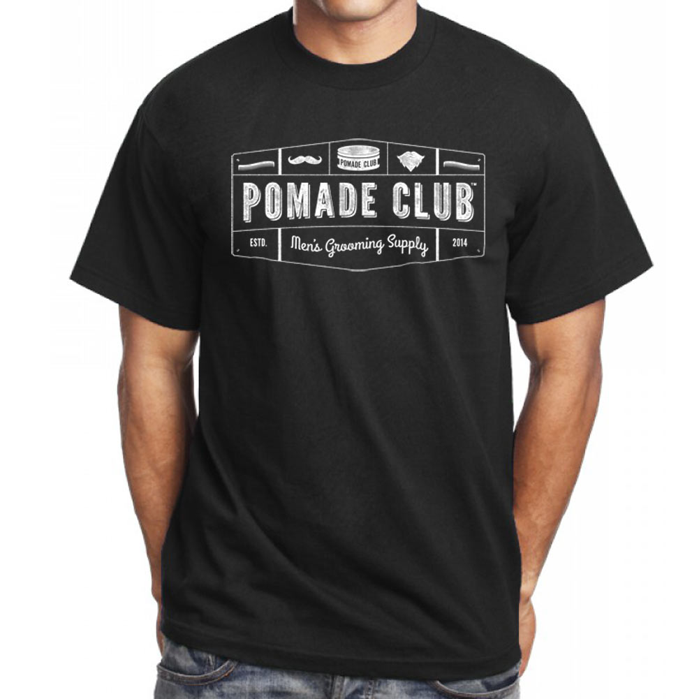 Pomade Club T Shirt Black