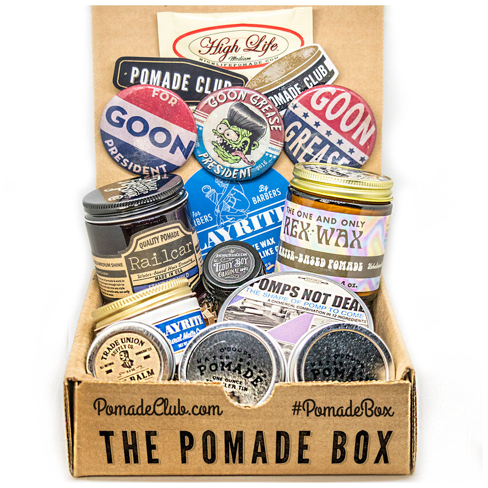 The Pomade Box monthly subscription club December 2016