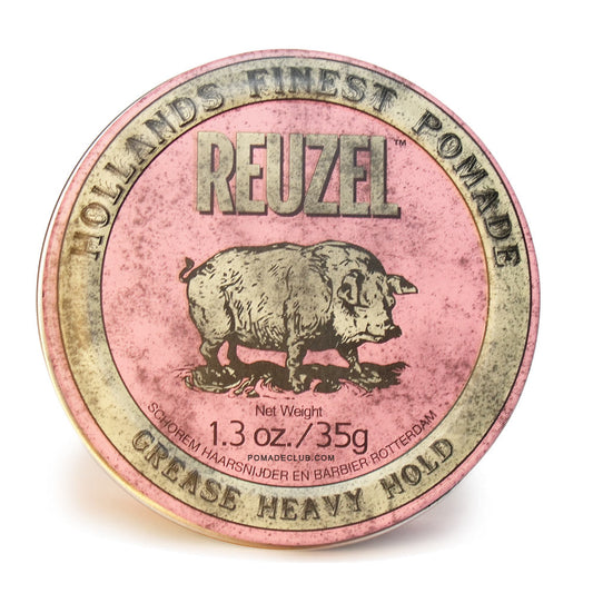 Reuzel Grease Pink Heavy Hold Pomade 1.3oz