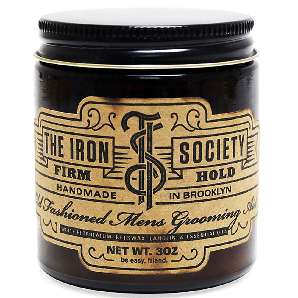 The Iron Society Old Fashioned Grooming Aid Firm Hold Pomade