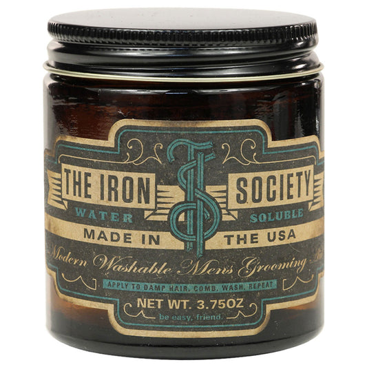 The Iron Society Water Soluble Pomade 4oz